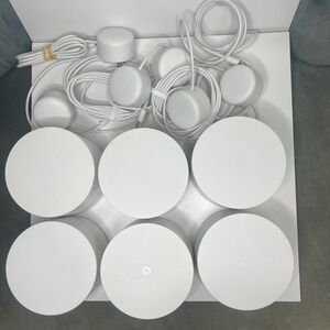 Google Home Nest WiFi Mesh Router AC-1304 Bundle of 6 included